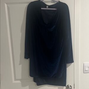 Elegant Navy Blue Dress